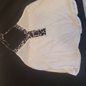 Womens tie halter top